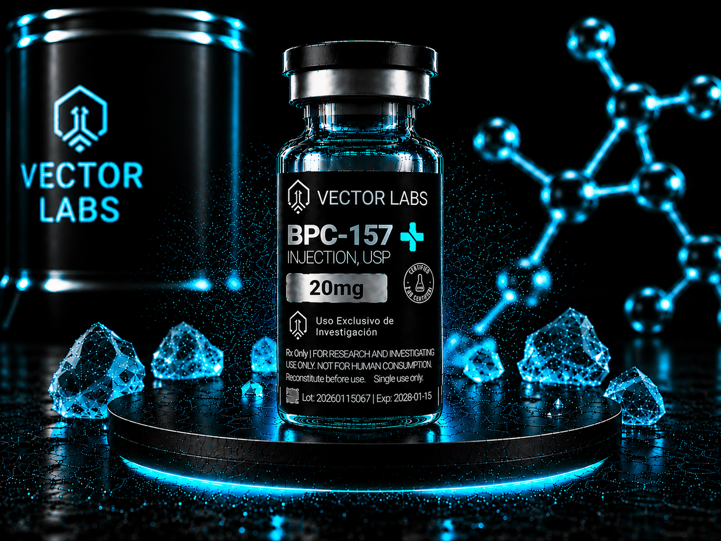 BPC-157 20mg Vector Labs Medellín