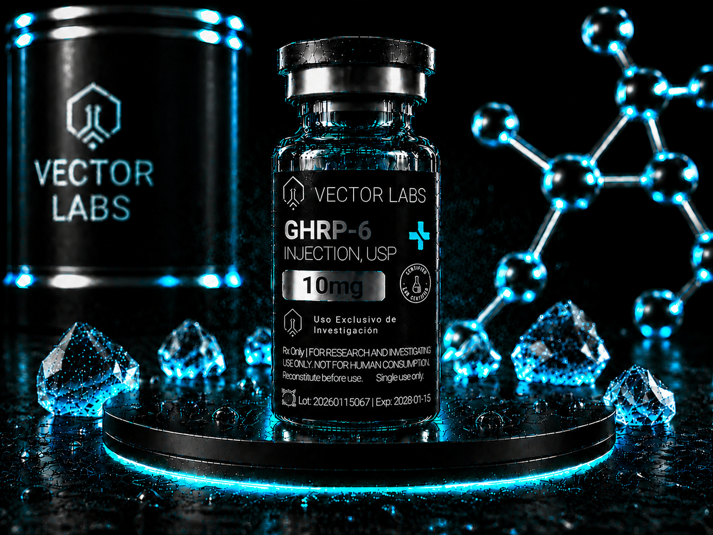 GHRP-6 10mg Vector Labs Medellín